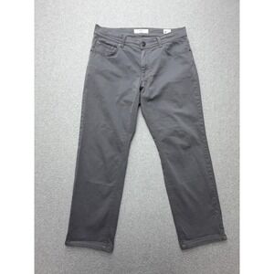 Brax Pants Mens 30x28 Gray Cooper Fancy Regular 5 Pocket Chino Casual Everyday
